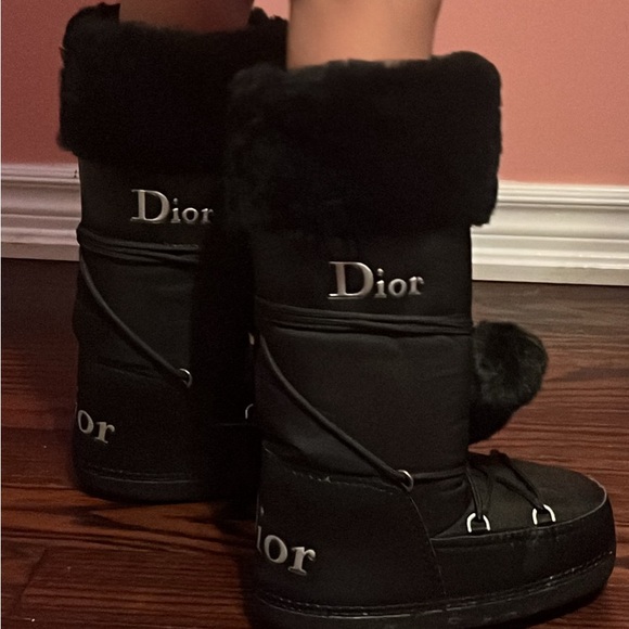 Dior Shoes - Dori moon boots , used 2 times Pretty new .good condition